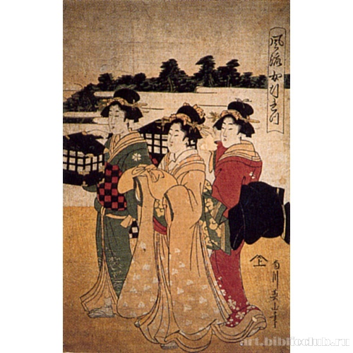 Процессия изысканных дам