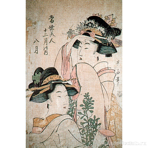 Восьмой месяц (из серии «Красавицы 12 месяцев тех времен»)