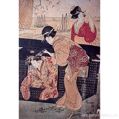 Любование цветами в Готэняма