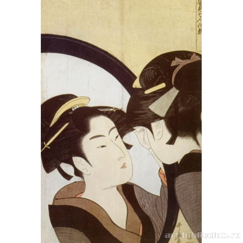 Красавица перед зеркалом