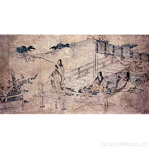 Придворная дама на веранде