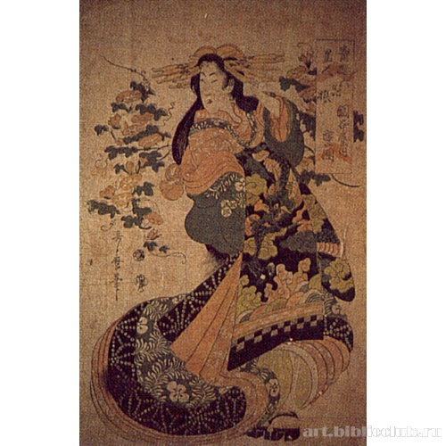 Сигэока из дома Окамотоя (серия «Шесть лучших красавиц-цветов»)