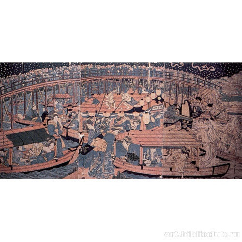 Наслаждение вечерней прохладой на реке Сумида