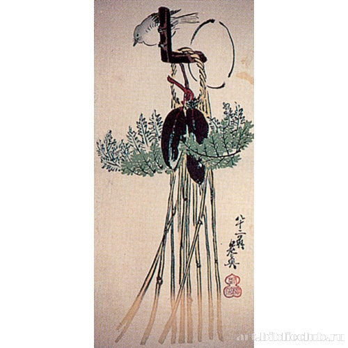 Камышовка на новогодних украшениях