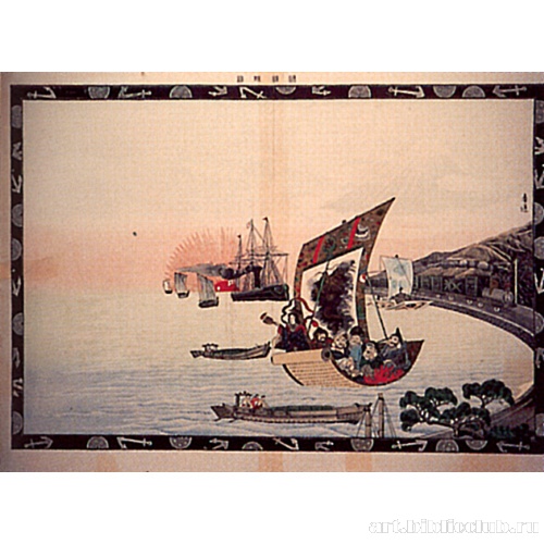 Семь божеств счастья и восходящее солнце