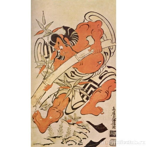 Актер Итикава Дандзюро II в роли Сога Горо