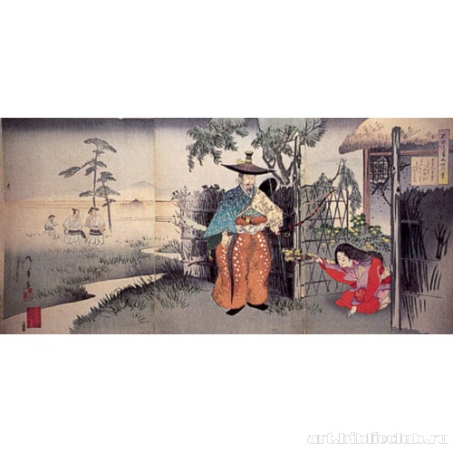 Отадокан посещает деревенский дом с цветущей желтой розой