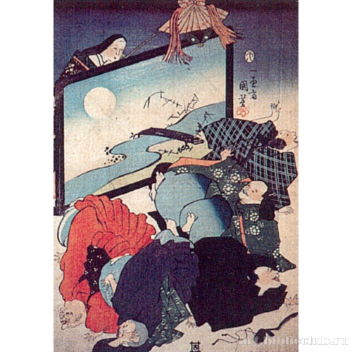 Шуточное изображение шести бессмертных поэтов