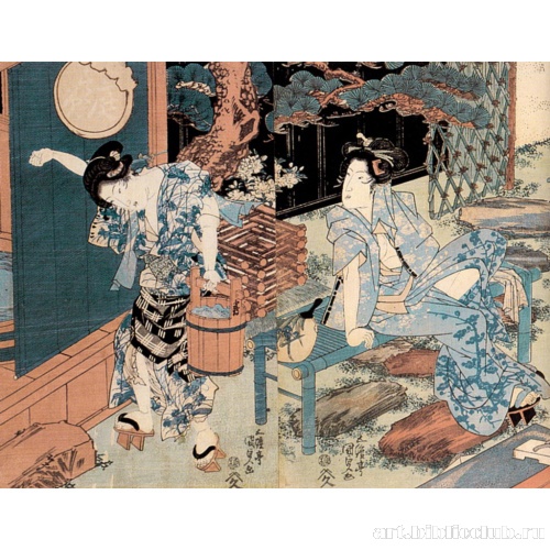 Наслаждение прохладой в саду