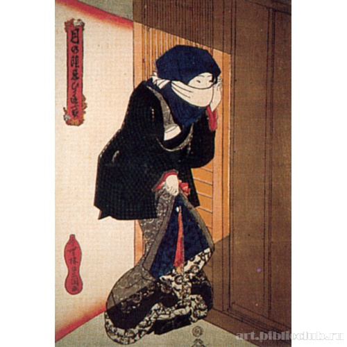 Женщина на тайном свидании (из серии «Тайные вечерние встречи под луной»)