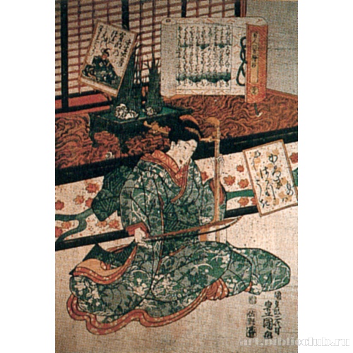 Мибу но Тадаминэ (лист 37 из серии «Хякунин иссю»)