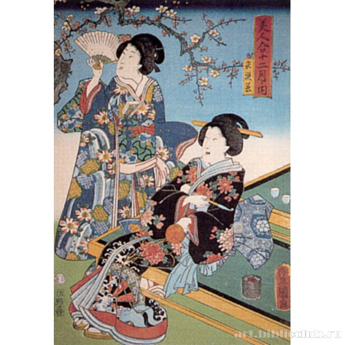 Второй месяц (из серии «Состязание красавиц 12 месяцев»)