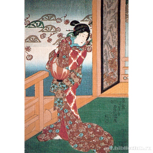 Женщина с бумажным фонарем