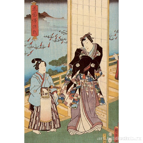 Гэндзи встречает Хана - Мурасаки