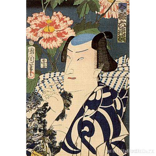 Пион. Серия: «Шесть актеров, подобно цветам украшающим современную сцену»