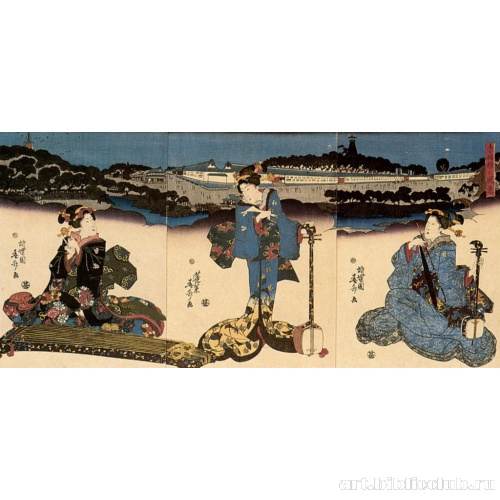 Вид местности Акабанэ в Эдо