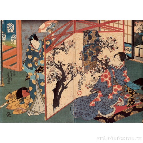 Цветы. Серия: «Цветы и птицы, ветер и луна»