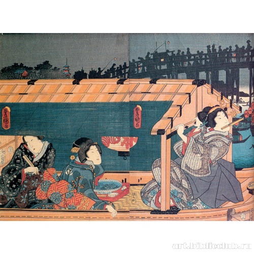 Вечерняя прохлада у моста Регоку-баси