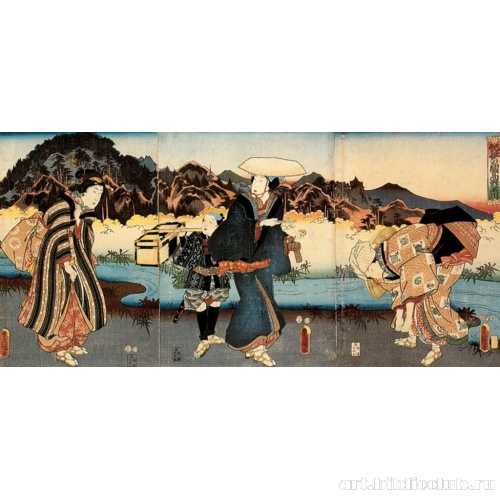 Река Тамагава близ монастыря на горе Коя в провинции Кии