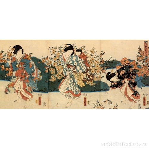 Река Тамагава в Идэ провинции Ямасиро