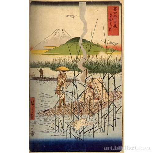 Сагамигава. Серия: «Тридцать шесть видов Фудзи»