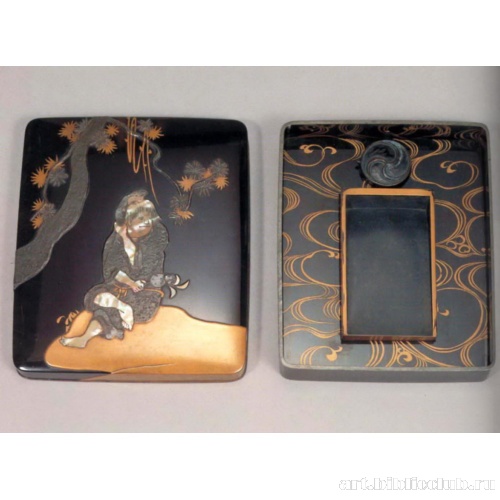 Шкатулка для письменных принадлежностей; «Гама-Сэннин»