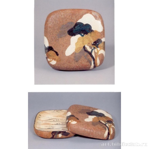 Шкатулка с изображением сосен