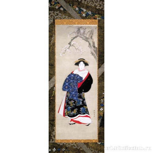 Красавица под вишней. Какэмоно