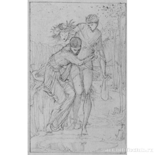 Эскиз к «Истории Персея»: Голова Медузы»