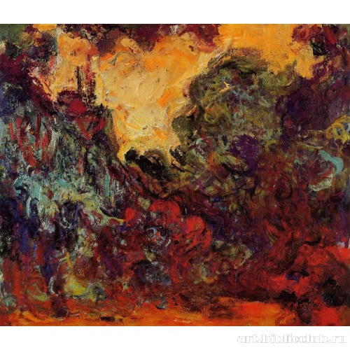 Дом художника, вид из розового сада