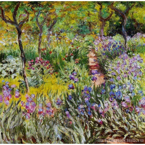 Сад ирисов в Живерни