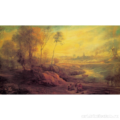 Пейзаж с птицеловом