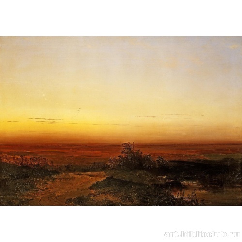 Рассвет в степи