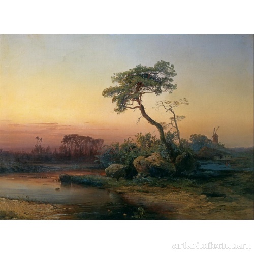 Пейзаж с сосной