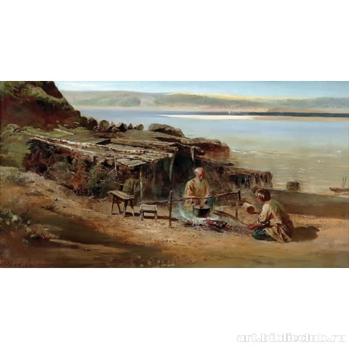 Рыбаки на Волге