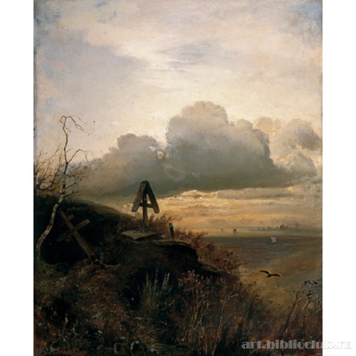 Могила на Волге. Окрестности Ярославля