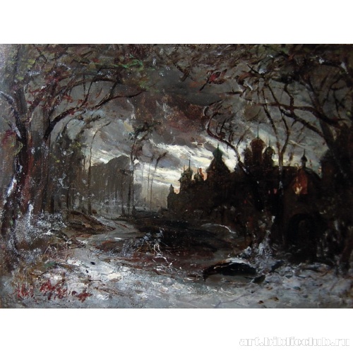 Ипатьевский монастырь в зимнюю ночь