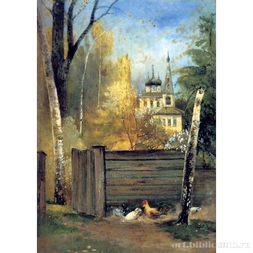 Весна. Провинциальный дворик