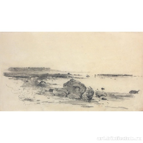 Берег моря. Сумерки