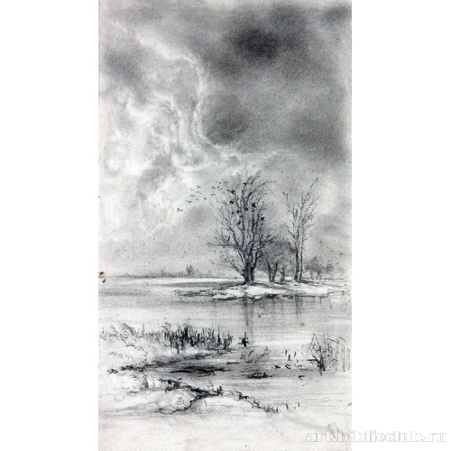 Весенний пейзаж. Ростепель