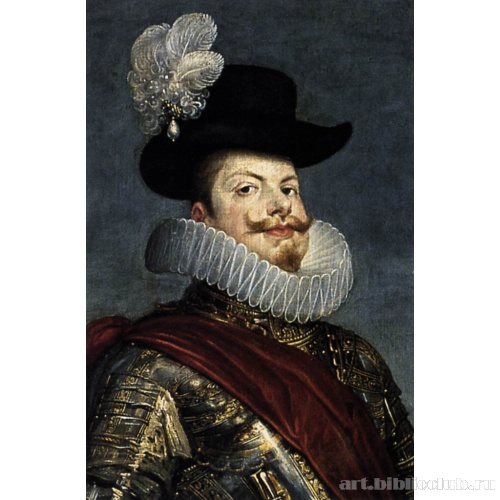 Конный портрет Филиппа III. Фрагмент