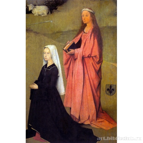 Поклонение волхвов. Триптих. Правая створка. Фрагмент