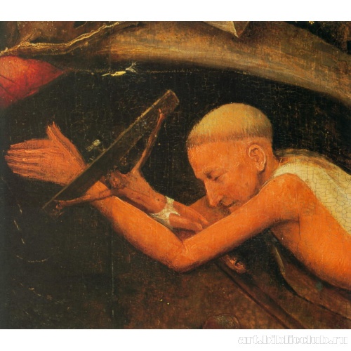 Святой Иероним за молитвой. Фрагмент