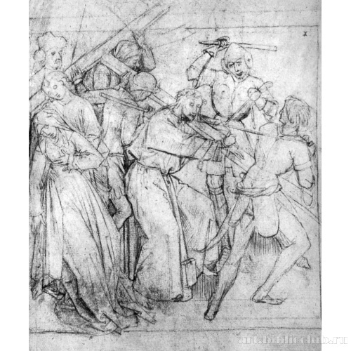 Зарисовка для картины «Несение креста»