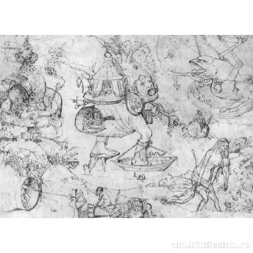 Набросок для правой части триптиха «Сад земных наслаждений»