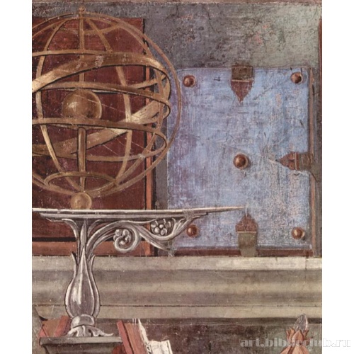 Св. Августин в молитвенном созерцании. Фрагмент