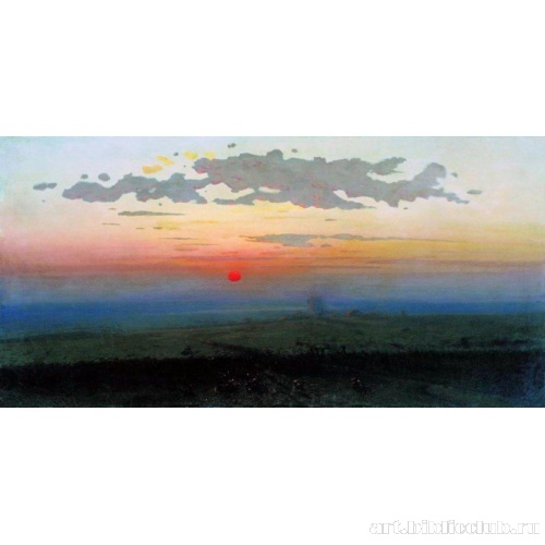 Закат в степи