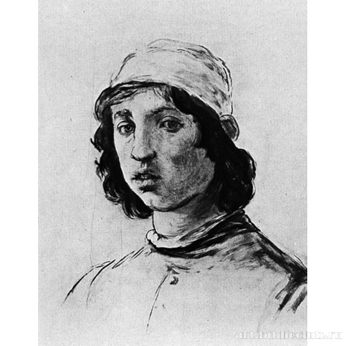 Голова молодого человека (копия картины Филиппино Липпи)