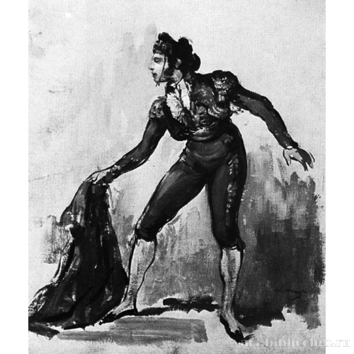 Молодая женщина костюме тореадора