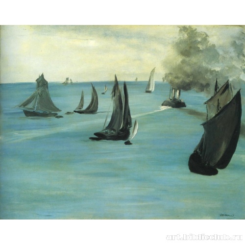 Пароход выходит из Булони